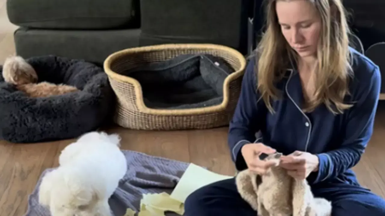 Kristen Bell jokes pet Frank may have a ‘criminal past’ Kristen Bell jokes pet Frank may have a ‘criminal past’
