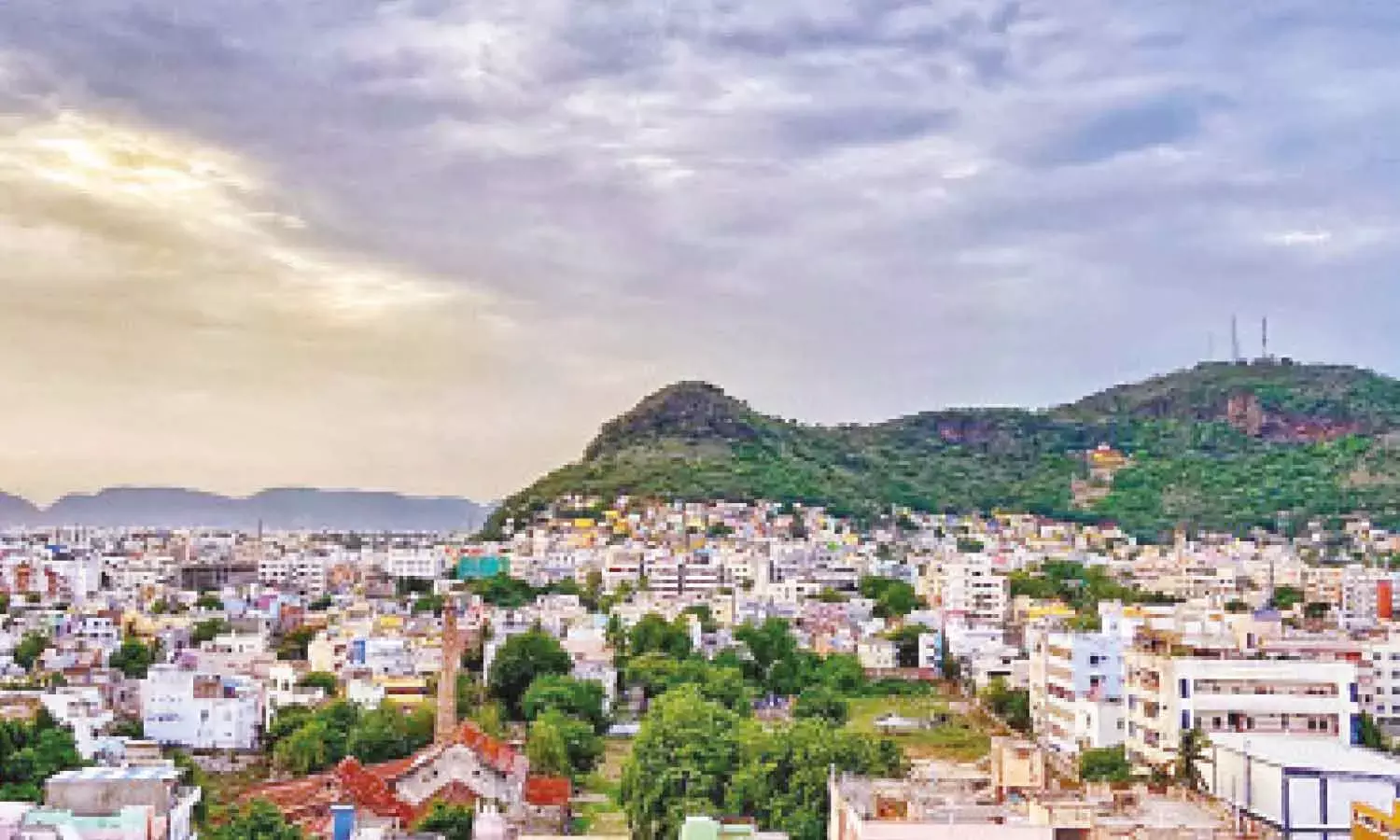 Vijayawada city view Vijayawada city view
