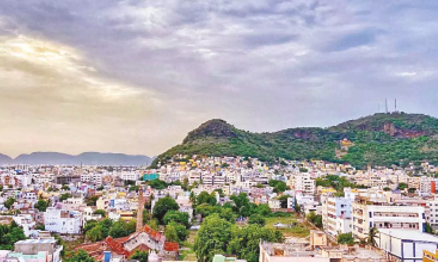 Vijayawada city view Vijayawada city view