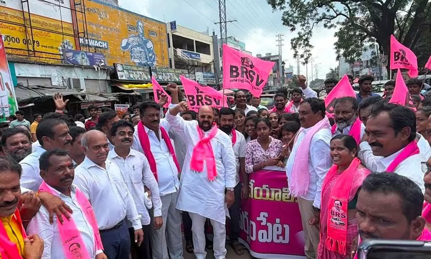 BRS protest over 1,000-day rule enters 4th day BRS protest over 1,000-day rule enters 4th day