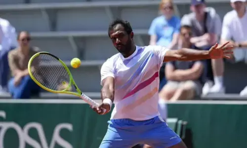 N Sriram Balaji and American partner Evan King survived a dramatic first-round battle N Sriram Balaji and American partner Evan King survived a dramatic first-round battle