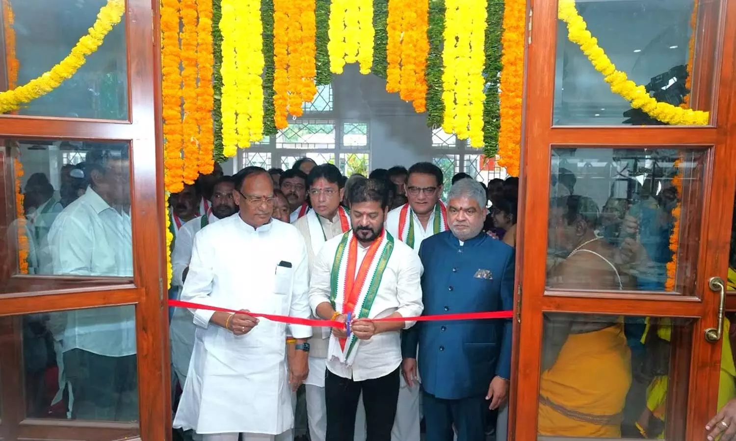 CM Revanth Reddy chamber gets facelift as Assembly session begins CM Revanth Reddy chamber gets facelift as Assembly session begins