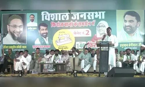 Owaisi-Beniwal rally fuels Third Front buzz in Rajasthan ahead of civic polls