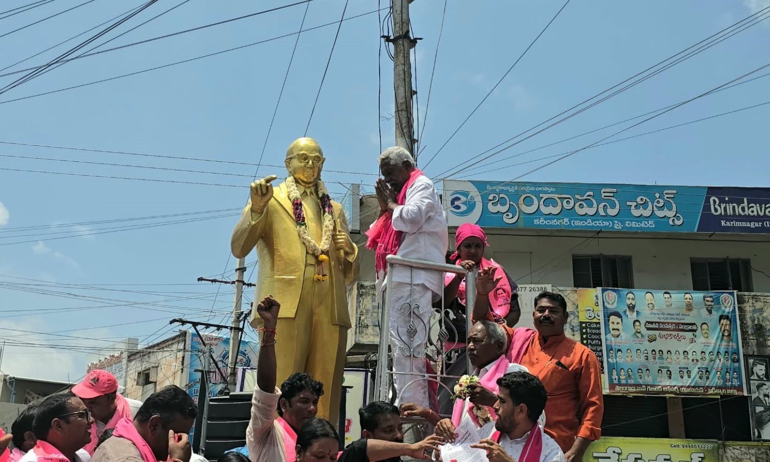 BRS Protest in Jagtial Targets Revanth Government Over Promises