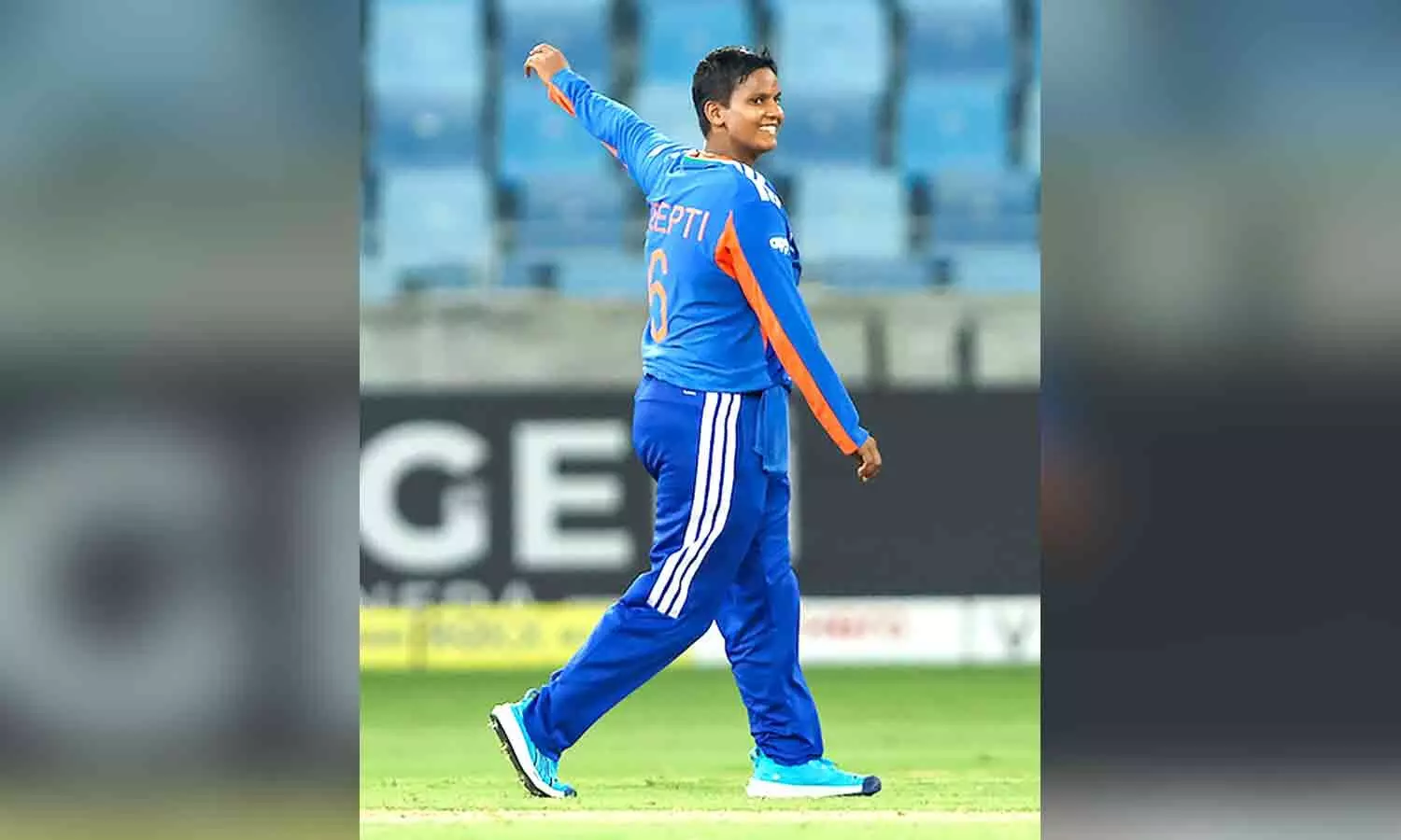 Deepti rises to sixth, Charani No. 1 in T20I bowling rankings Deepti rises to sixth, Charani No. 1 in T20I bowling rankings