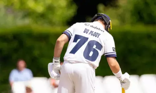 Middlesex will be without their captain Leus du Plooy