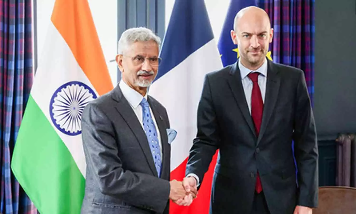 EAM Jaishankar and French counterpart Barrot discuss developments related to Ukraine, Gulf EAM Jaishankar and French counterpart Barrot discuss developments related to Ukraine, Gulf