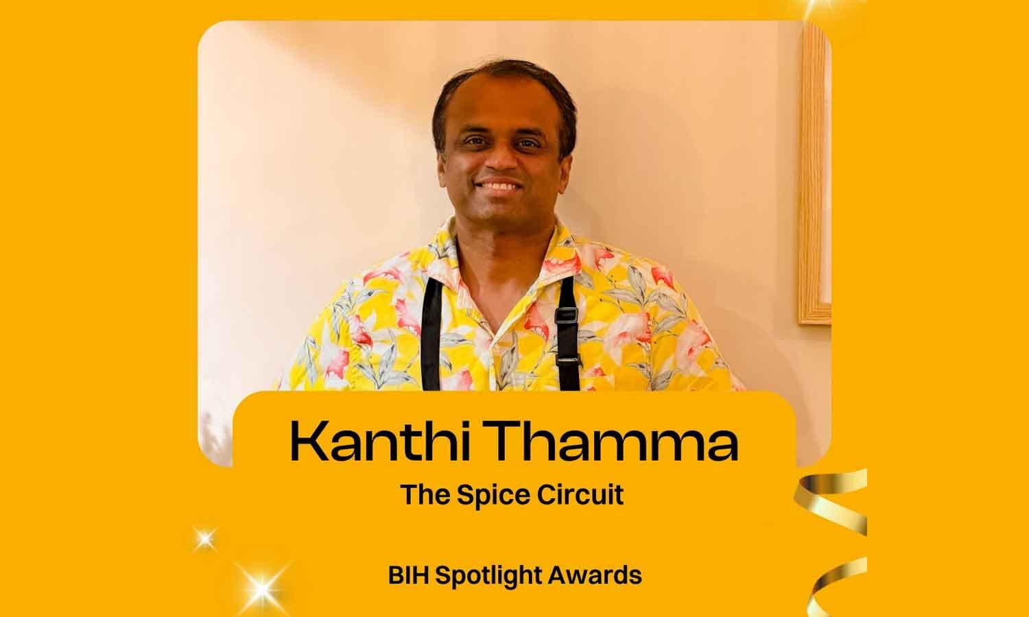 Kanthi Kiran Thamma Named Chef of Year Finalist