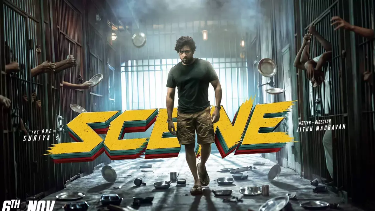 Suriya Turns Rowdy Cop in Scene; Title Glimpse Sparks Massive Buzz