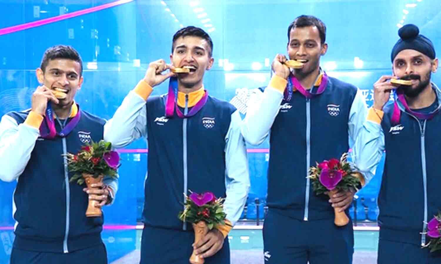 India’s Men’s Squash Team Top Seeded for Asian Games