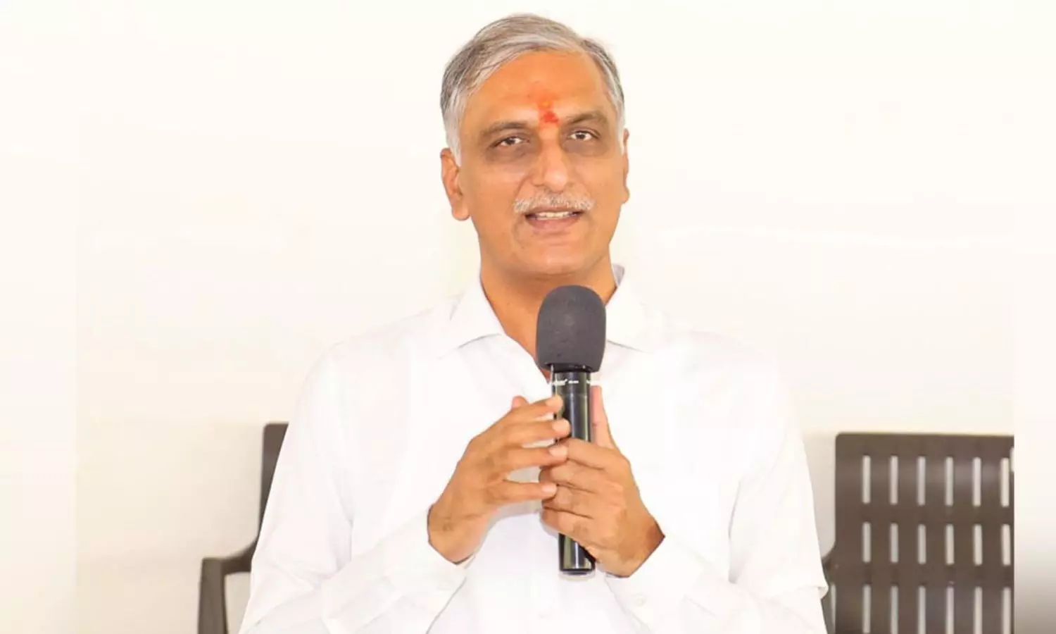 Former minister Harish Rao Former minister Harish Rao