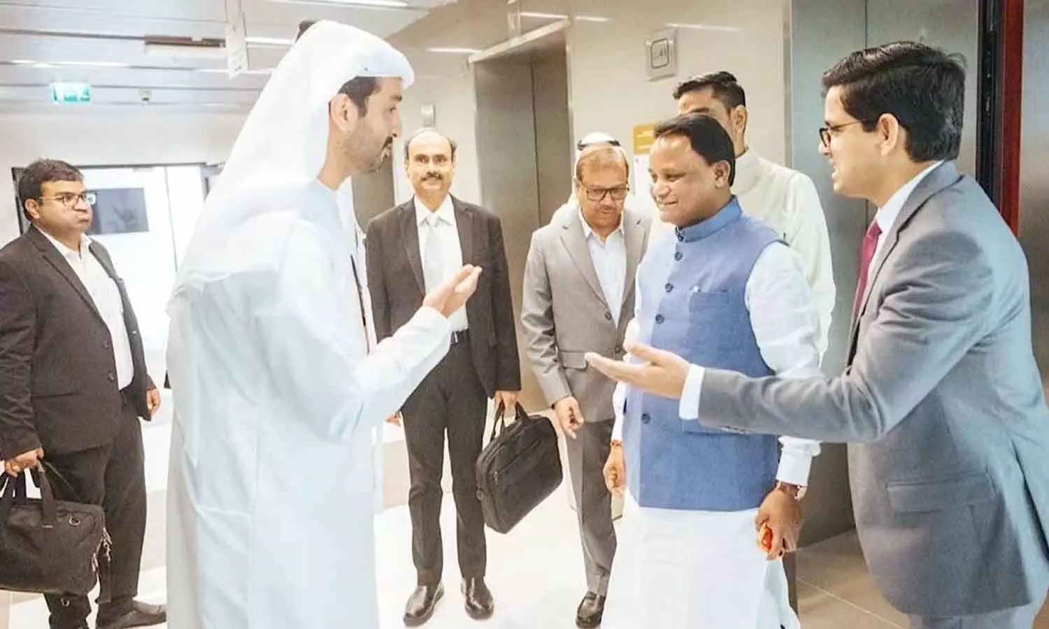 CM Mohan Charan Majhi meets UAE minister to discuss investments CM Mohan Charan Majhi meets UAE minister to discuss investments