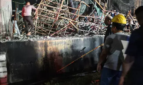 Gujarat: All workers rescued after under-construction building slab collapse; zero casualties reported