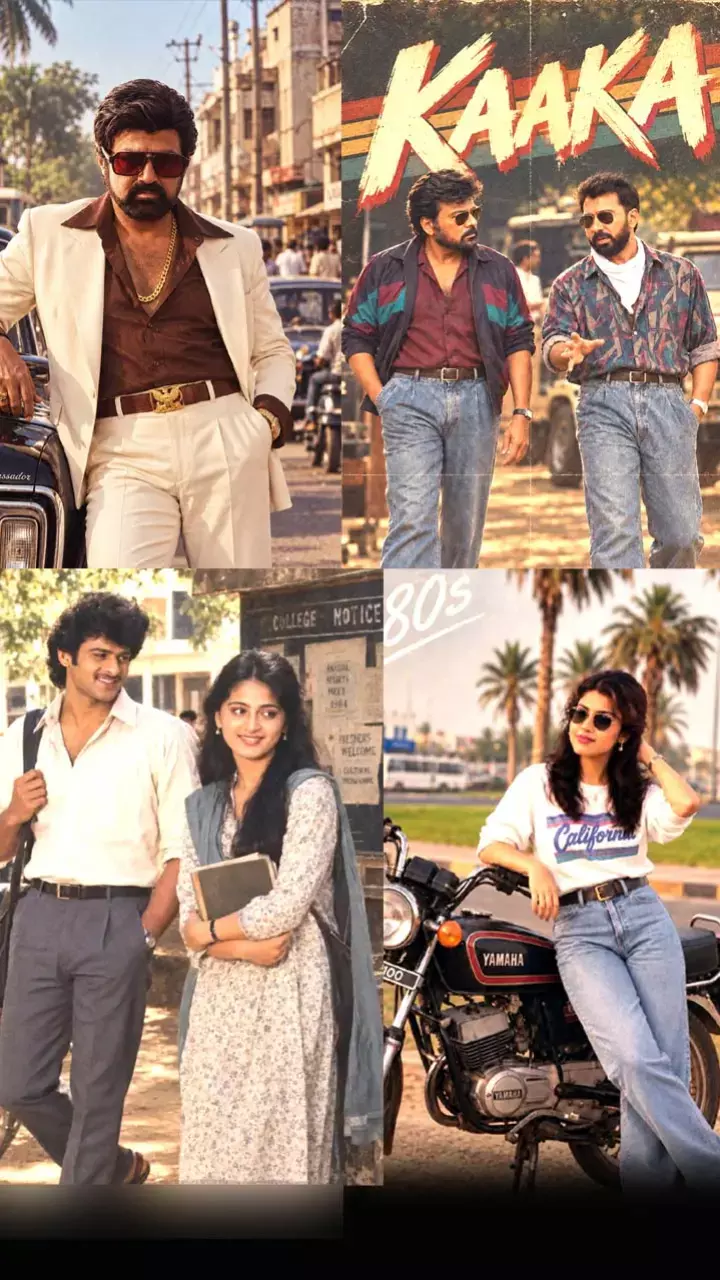 Tollywood Goes Retro: Stars Rock The 80s Style Tollywood Goes Retro: Stars Rock The 80s Style