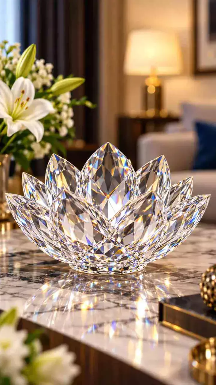 Crystal Flower Bowls : Enhance the Beauty of your Living Space Crystal Flower Bowls : Enhance the Beauty of your Living Space