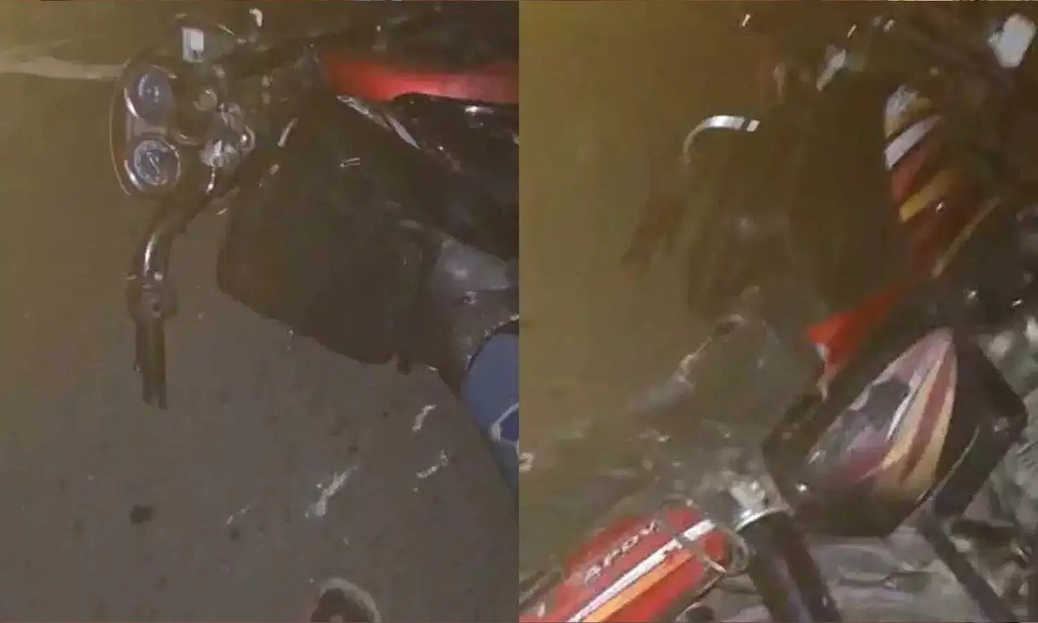 Three killed as speeding car rams bike in Hanur, driver flees