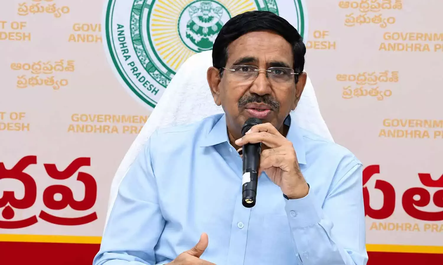 Municipal Administration Minister P. Narayana