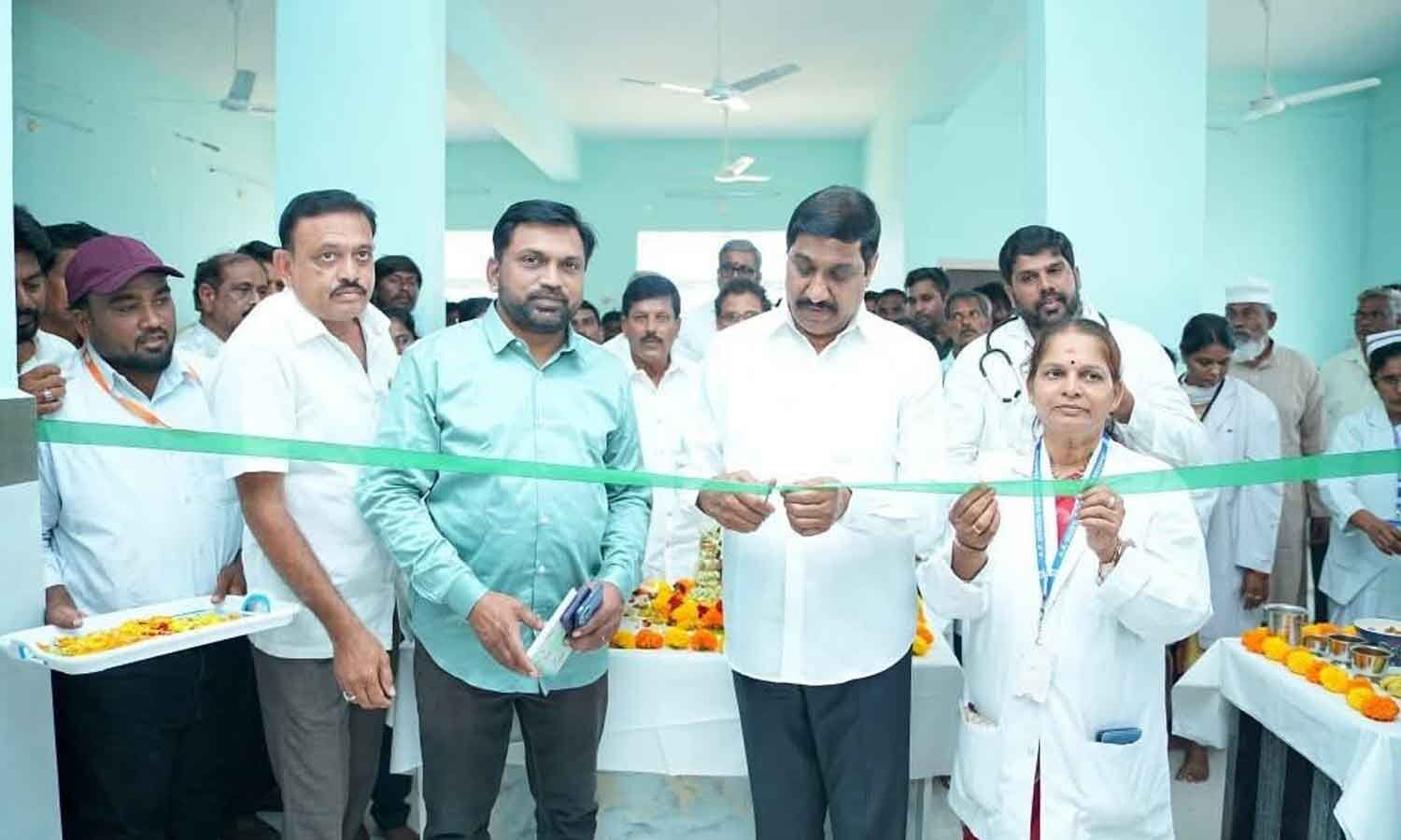 Minister Janardhan Reddy and MP Byreddy Inaugurate Banaganapalle Health Lab