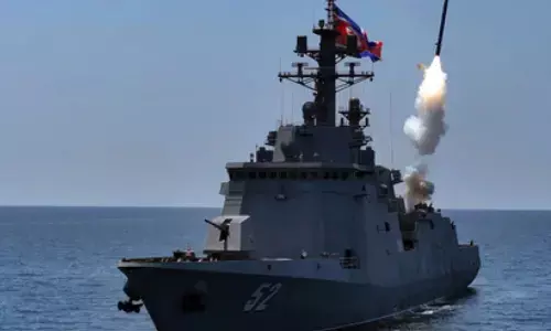North Korea fired multiple short-range ballistic missiles toward the East Sea on Saturday