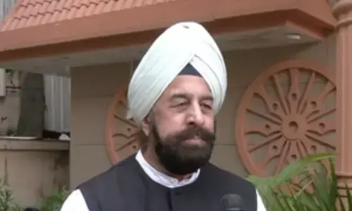 R.P. Singh targeting the Aam Aadmi Party (AAP)