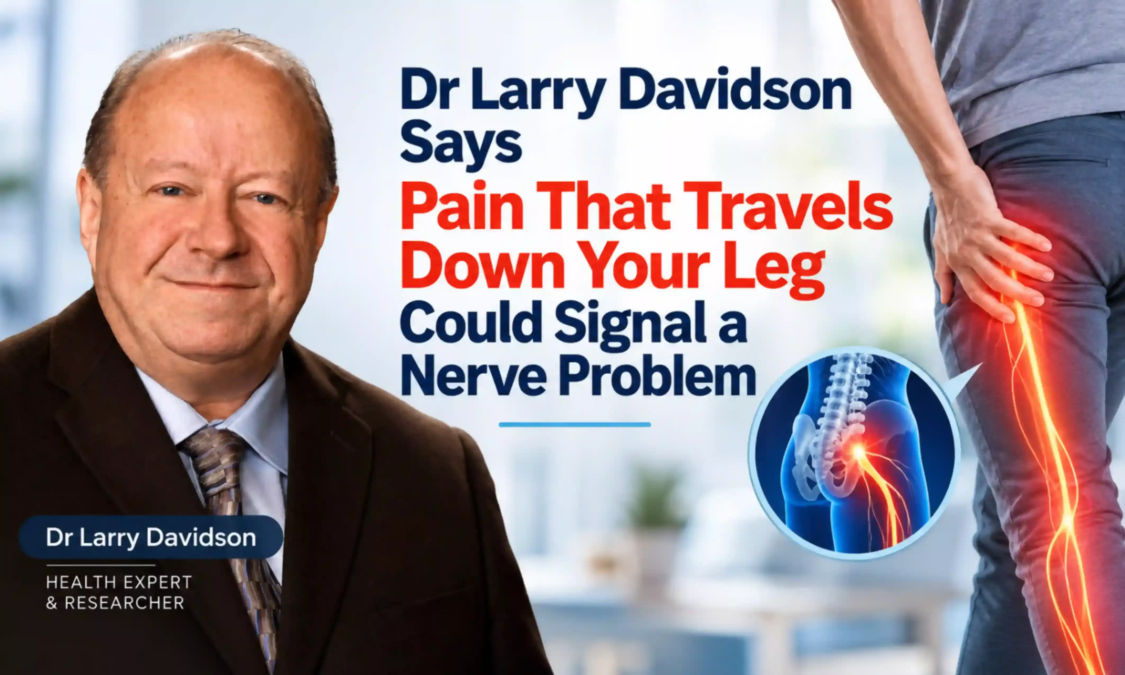 Dr Larry Davidson Says Pain That Travels Down Your Leg Could Signal a Nerve Problem