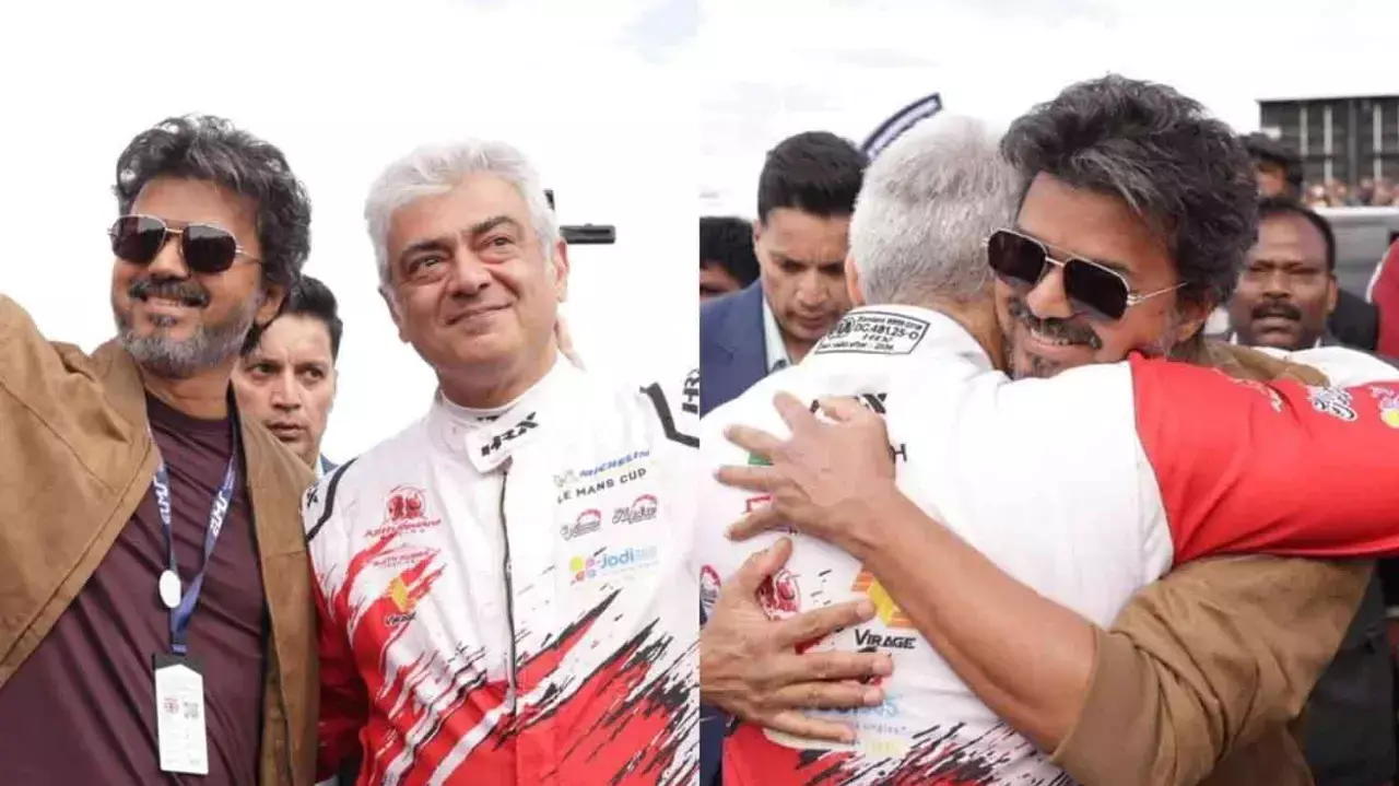 Thalapathy meets Thala at Silverstone: A historic embrace carries emotional weight for fans
