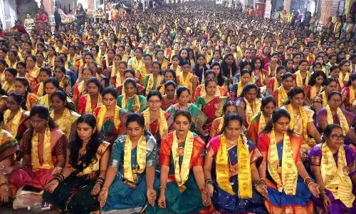 A SEA OF WOMEN,  A SYMPHONY OF DEVOTION