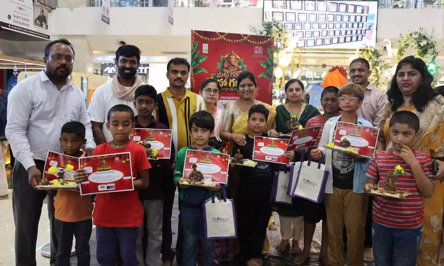 Eco-friendly Ganesha idol making workshop organised by KIMS Cuddles Eco-friendly Ganesha idol making workshop organised by KIMS Cuddles