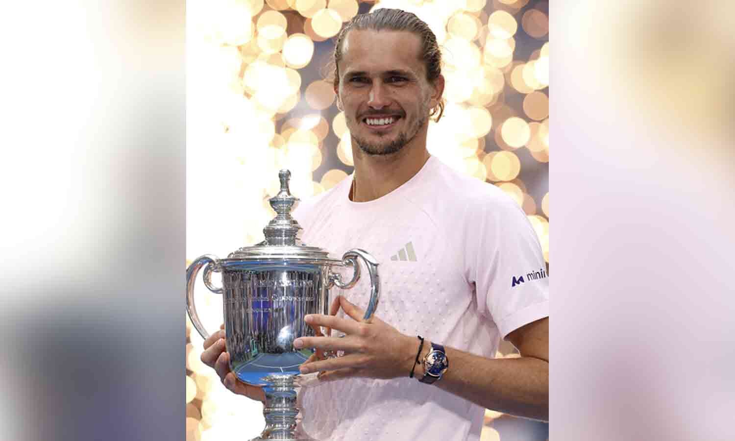 Zverev beats Shelton to win his first US Open, second major of the year