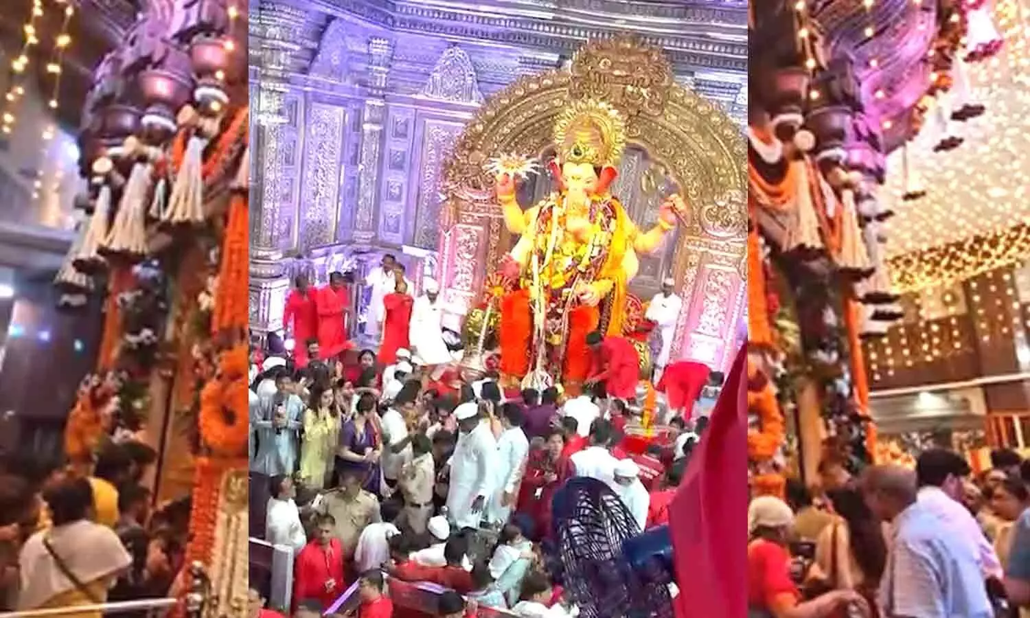 Ganesh Chaturthi celebrations sweep India; devotees throng Maharashtra temples, pandals Ganesh Chaturthi celebrations sweep India; devotees throng Maharashtra temples, pandals