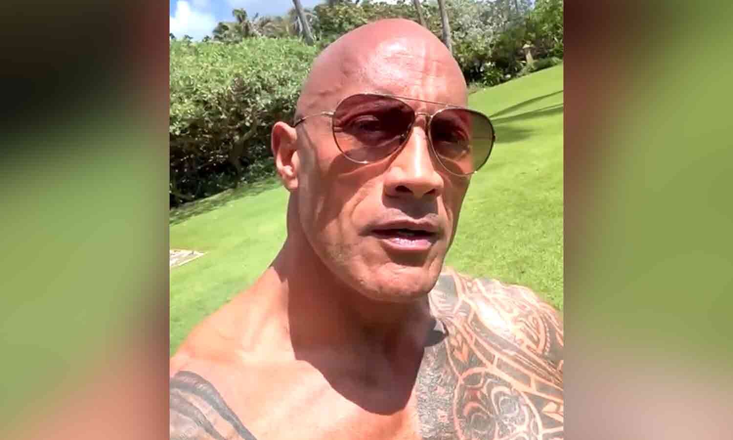 Dwayne Johnson reveals 22-kilogram weight loss for Lizard Music