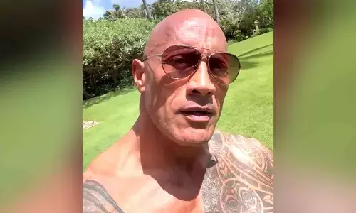 Hollywood star Dwayne Johnson