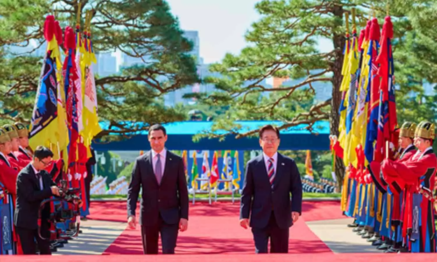 South Korean President Lee thanks Turkmenistan for helping evacuate South Koreans from Iran South Korean President Lee thanks Turkmenistan for helping evacuate South Koreans from Iran