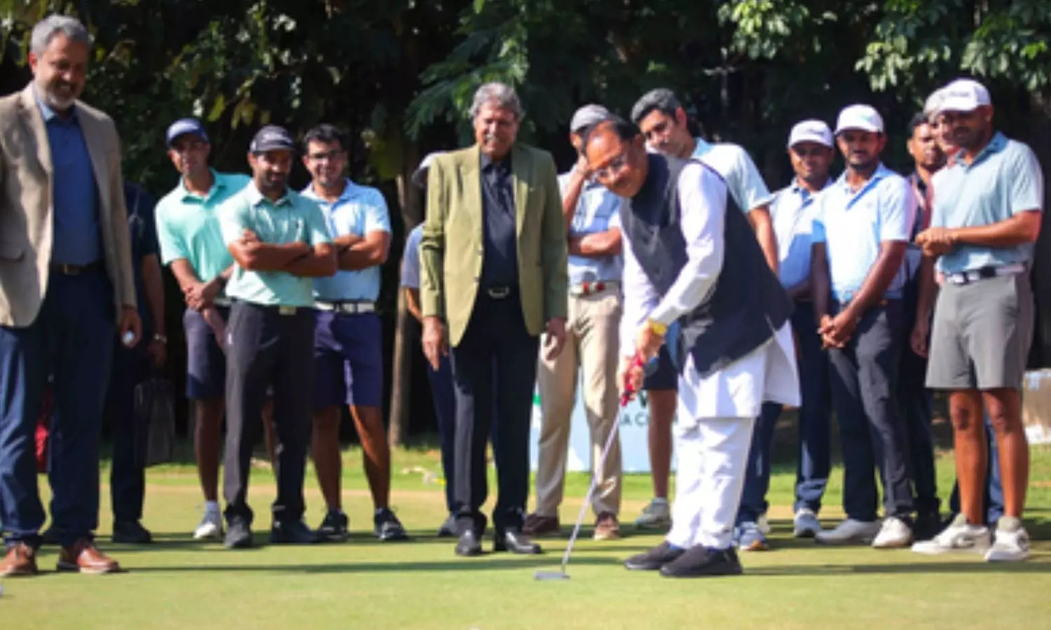 President Kapil Dev and Chhattisgarh Chief Minister Vishnu Deo Sai President Kapil Dev and Chhattisgarh Chief Minister Vishnu Deo Sai