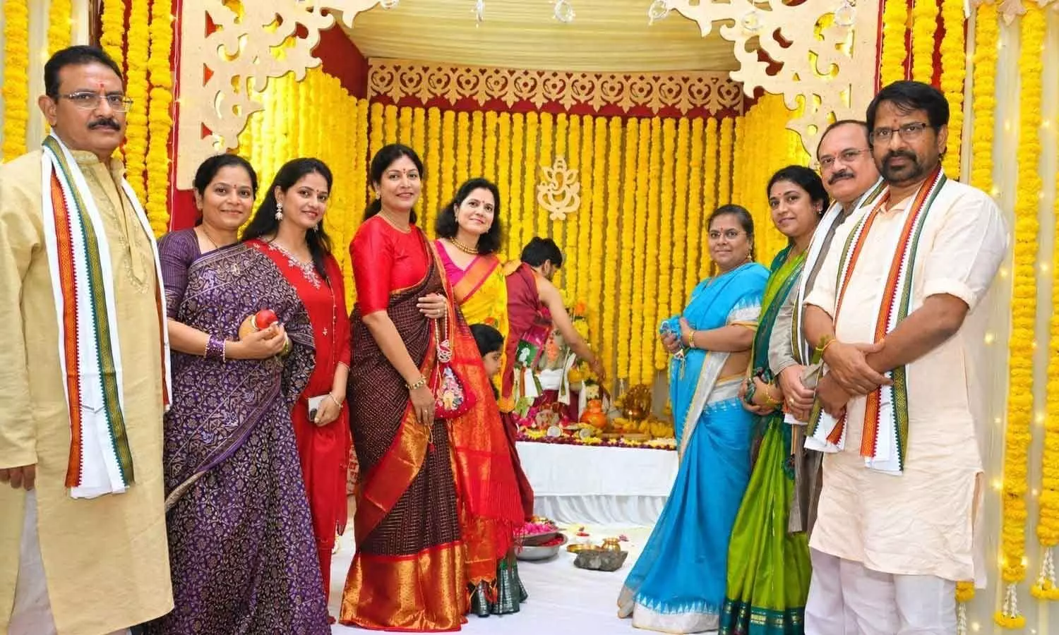 Ganesh Navratri celebrations begin at JH MP, MLA Colony Ganesh Navratri celebrations begin at JH MP, MLA Colony