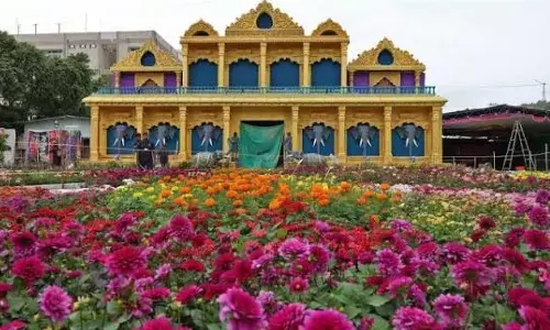 Special flower exhibition launched at Tirumala Kalyana Vedika