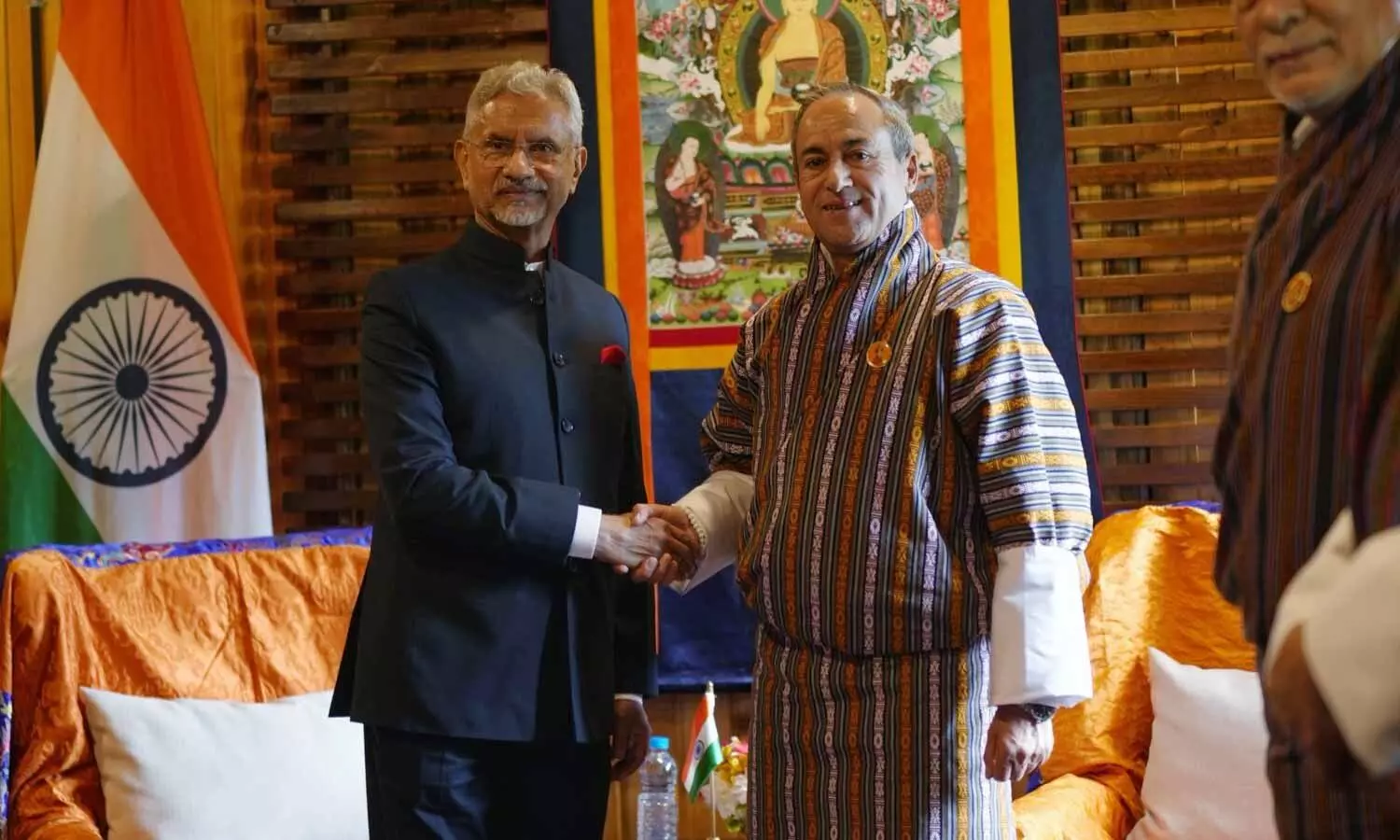 EAM Jaishankar discusses development partnership with Bhutanese counterpart EAM Jaishankar discusses development partnership with Bhutanese counterpart