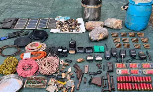 Maoist arms, explosives recovered during forest operation in Chhattisgarhs Bijapur