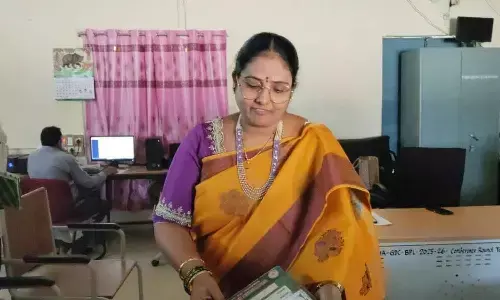 Dr S Lalitha, Principal of the Government Degree College, Banaganapalle