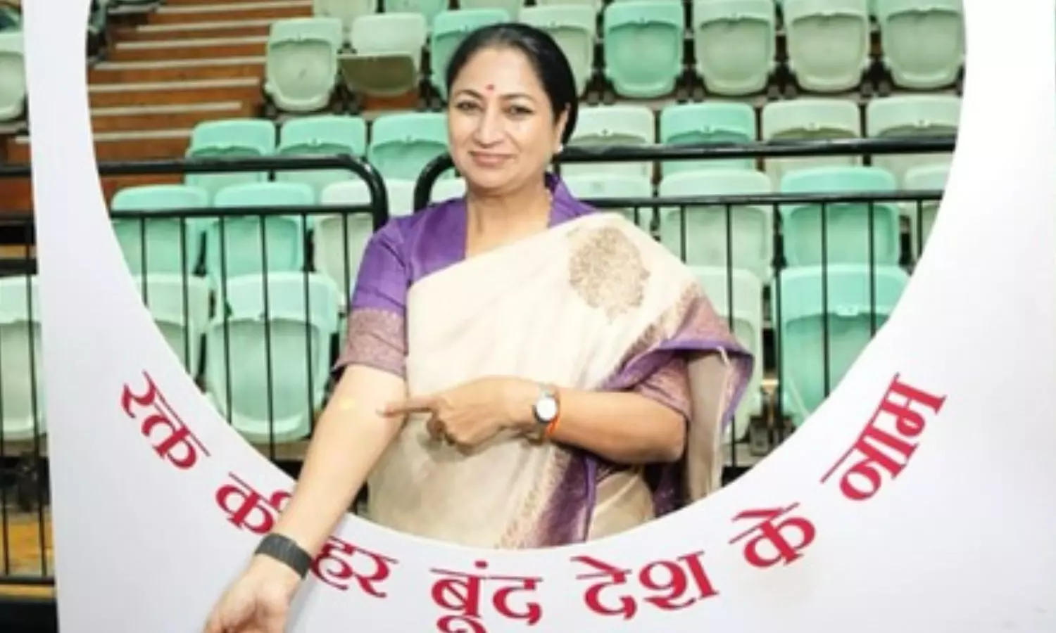 Delhi Chief Minister Rekha Gupta on Thursday donated blood Delhi Chief Minister Rekha Gupta on Thursday donated blood