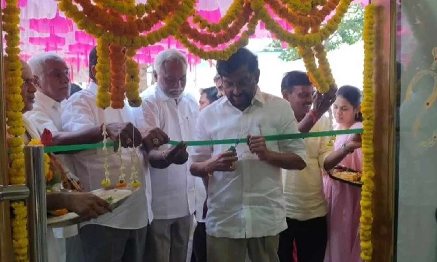 MLA Somireddy Chandramohan Reddy inaugurating DCCB branch in Varigonda village on Thursday MLA Somireddy Chandramohan Reddy inaugurating DCCB branch in Varigonda village on Thursday