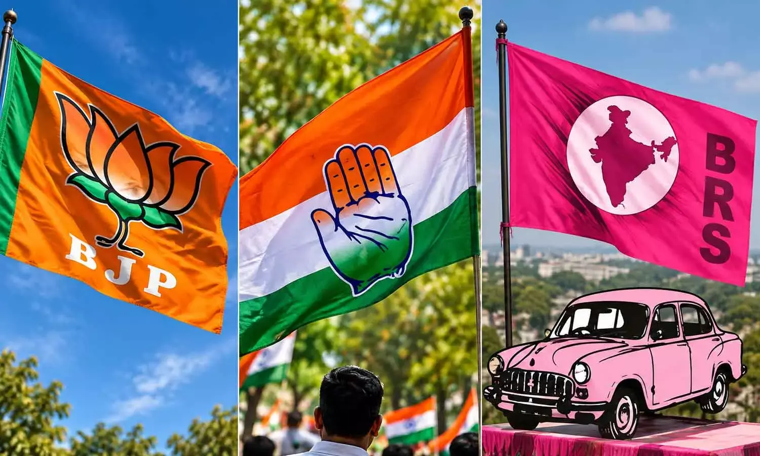 Land Chori returns to haunt Telangana politics - Will 2028 throw up a hung Assembly? Land Chori returns to haunt Telangana politics - Will 2028 throw up a hung Assembly?