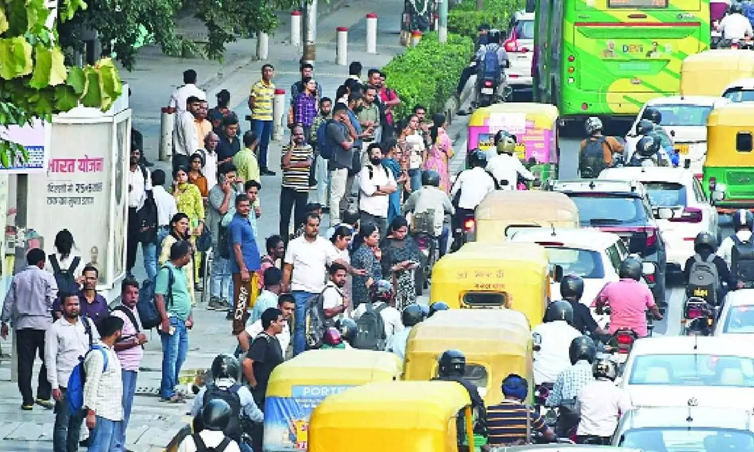 DTC strike enters Day 3, commuters worst hit DTC strike enters Day 3, commuters worst hit