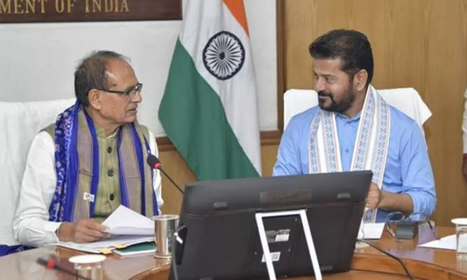Chief Minister Revanth Reddy and Union Minister Shivraj Singh Chouhan Chief Minister Revanth Reddy and Union Minister Shivraj Singh Chouhan