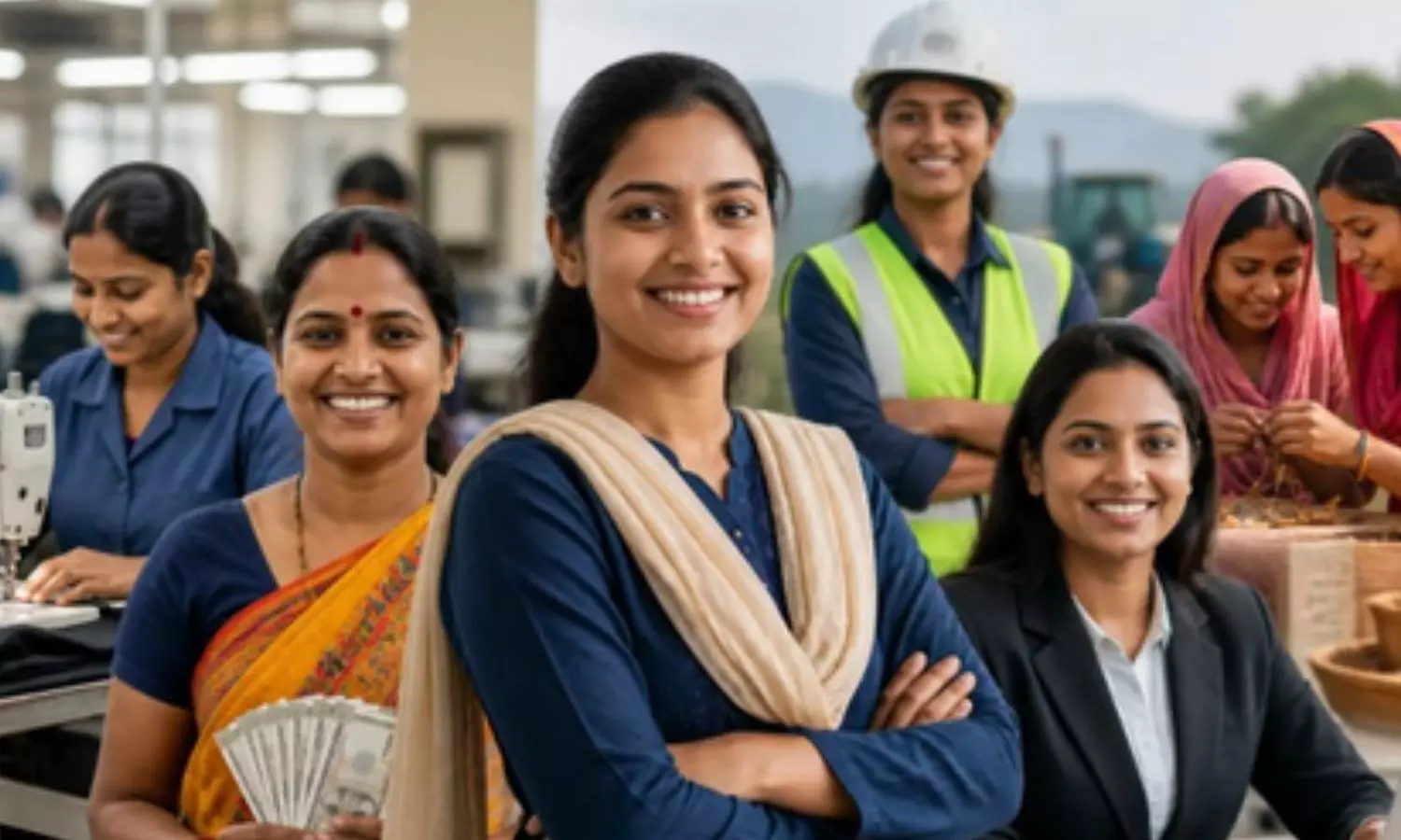 female Labour Force Participation Rate (LFPR) female Labour Force Participation Rate (LFPR)