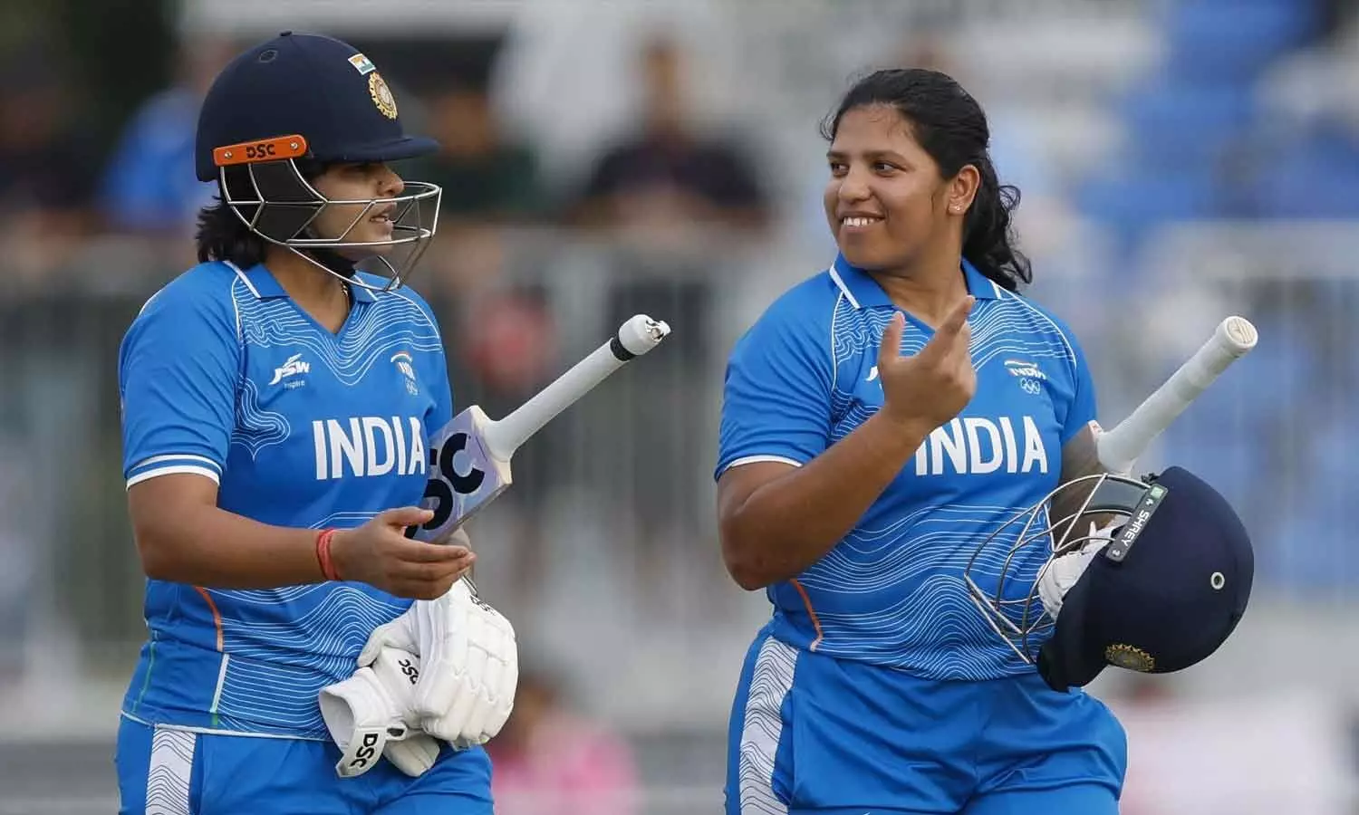 Charani, Shafali power India to enter semis Charani, Shafali power India to enter semis