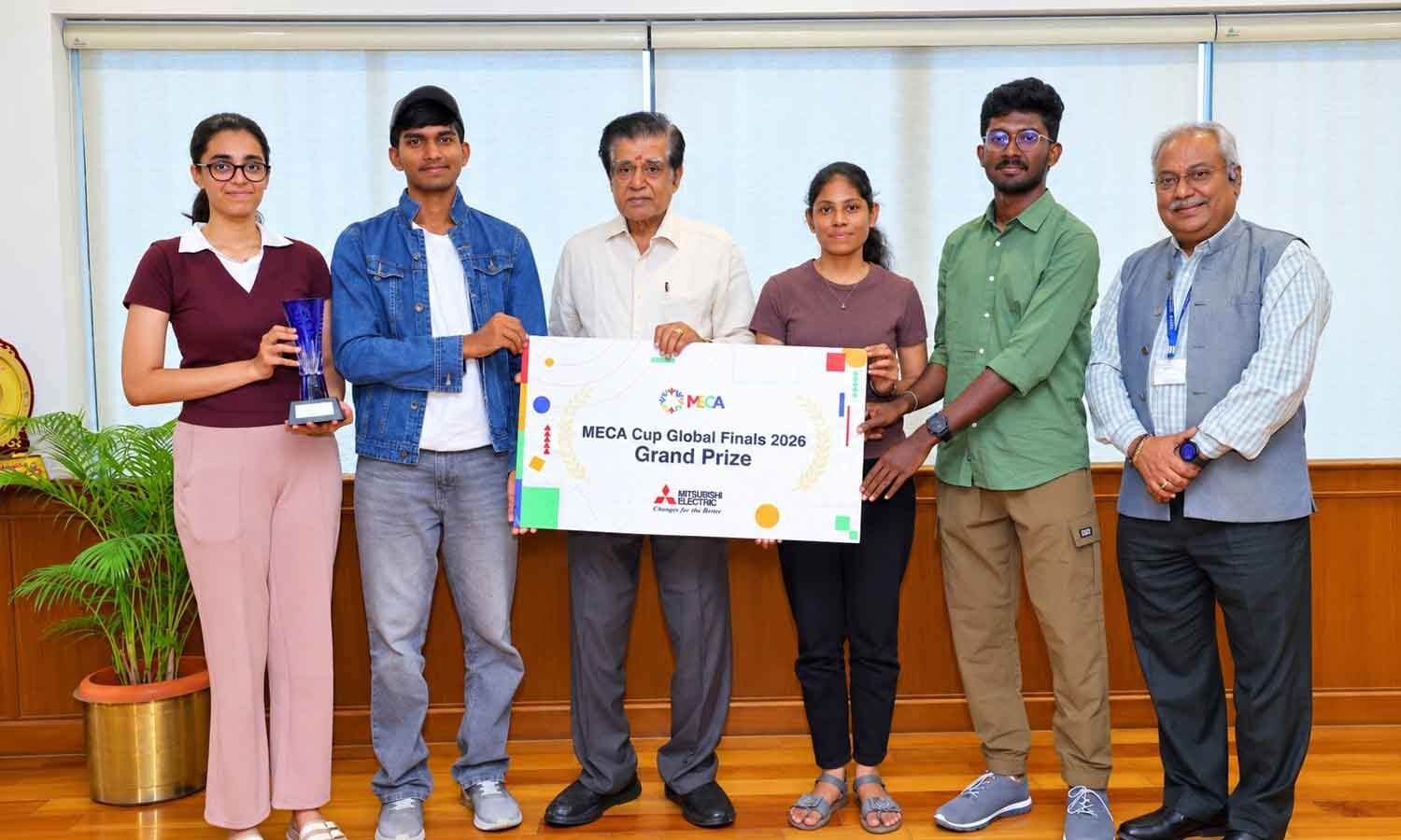Sona College Team Wins Global Mitsubishi Factory Automation Contest