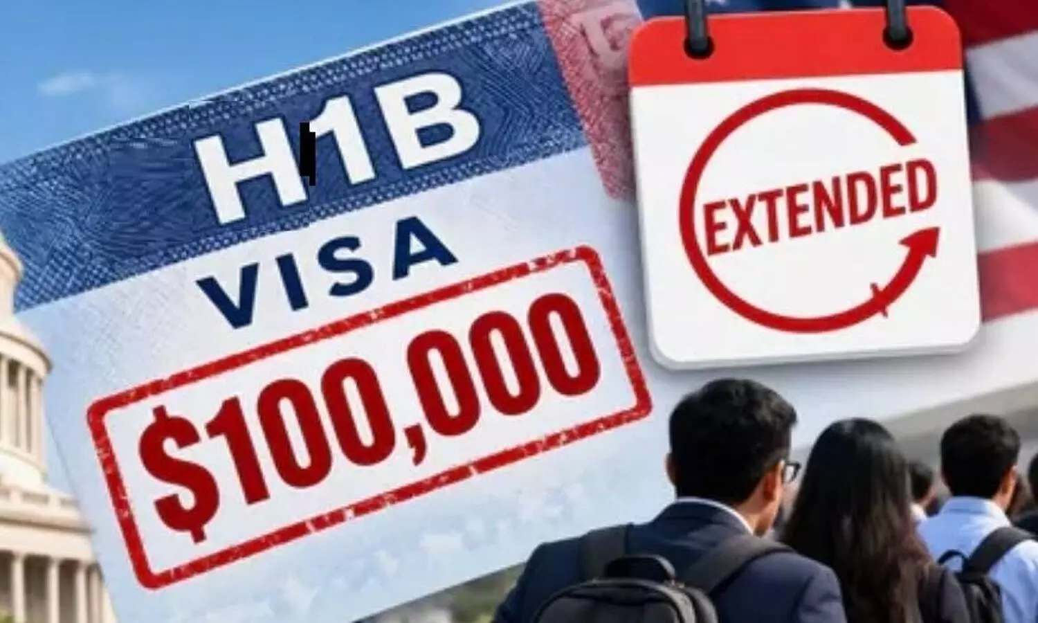 US extends $100,000 H1B fee by one more year! US extends $100,000 H1B fee by one more year!