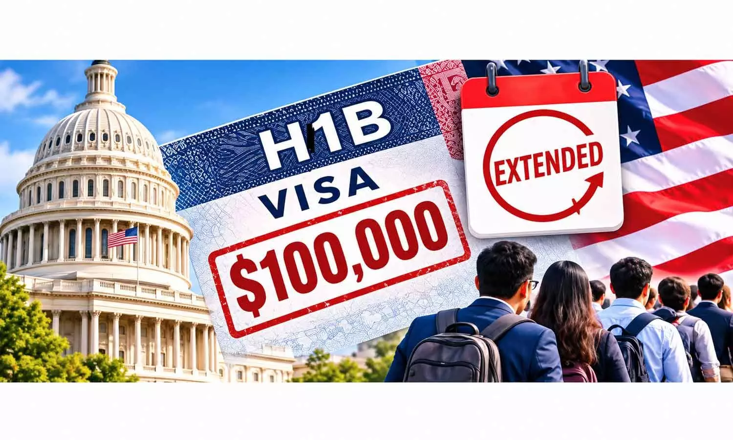 US extends $100,000 H1B fee by one more year! US extends $100,000 H1B fee by one more year!