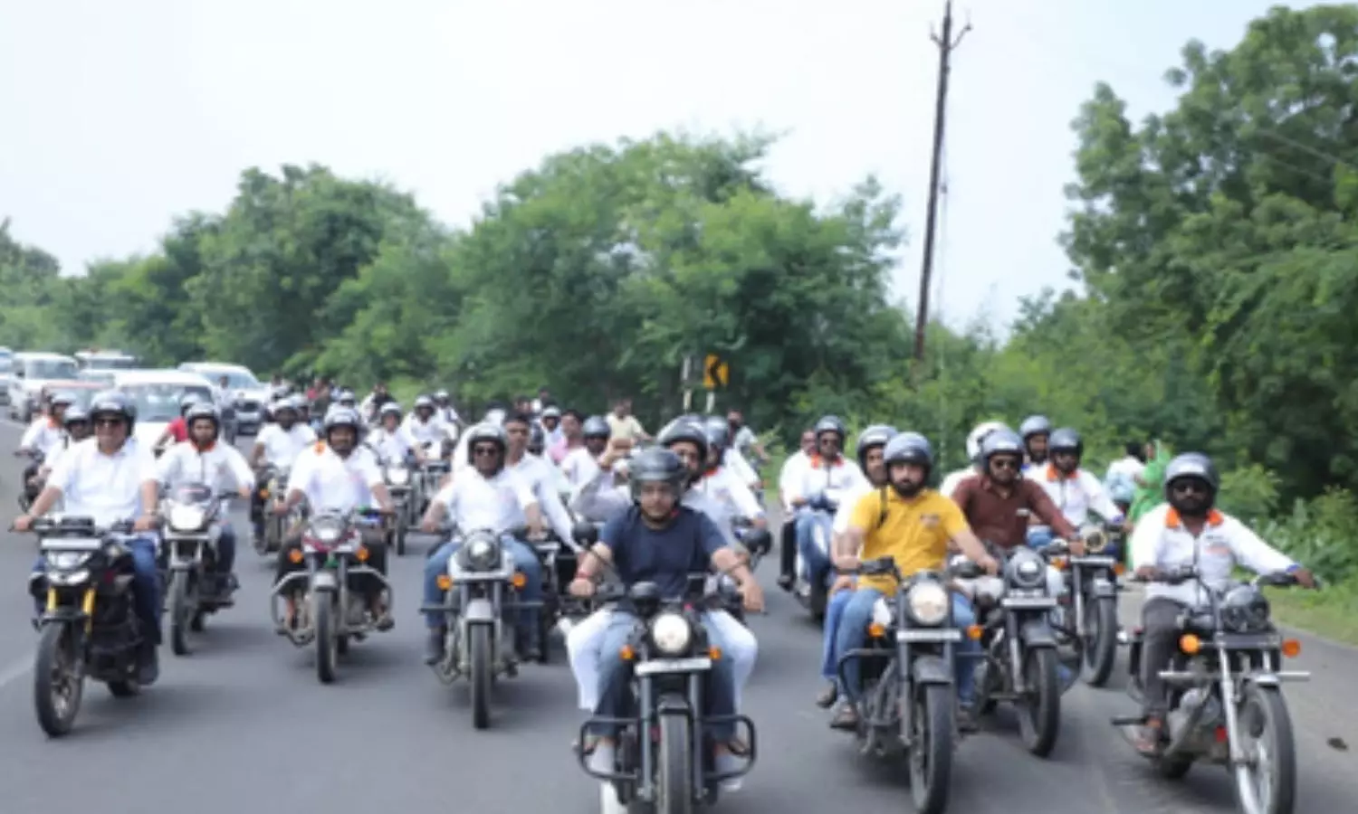 More than 500 young volunteers taking part in the ‘Seva Yatra’ on motorcycles More than 500 young volunteers taking part in the ‘Seva Yatra’ on motorcycles
